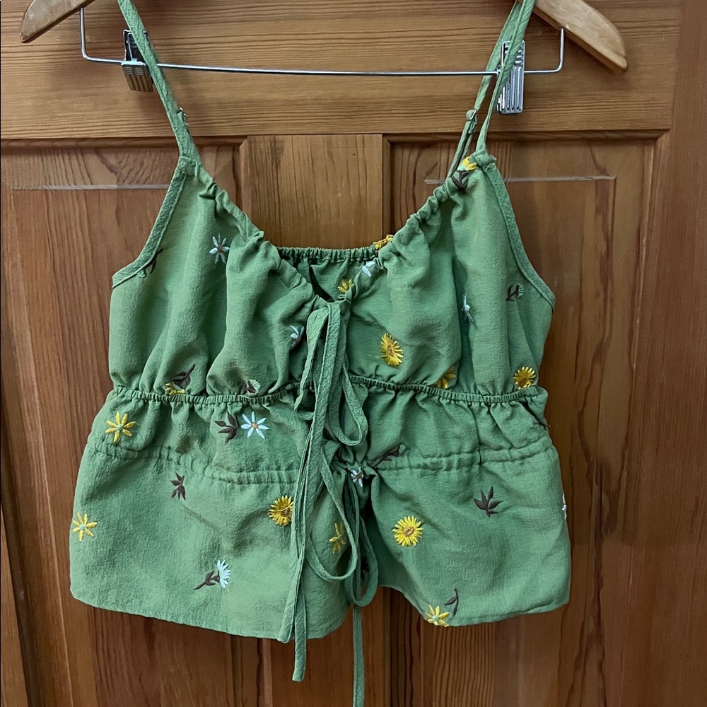 Floral Green Women's 2 piece set - Picture 5 of 8